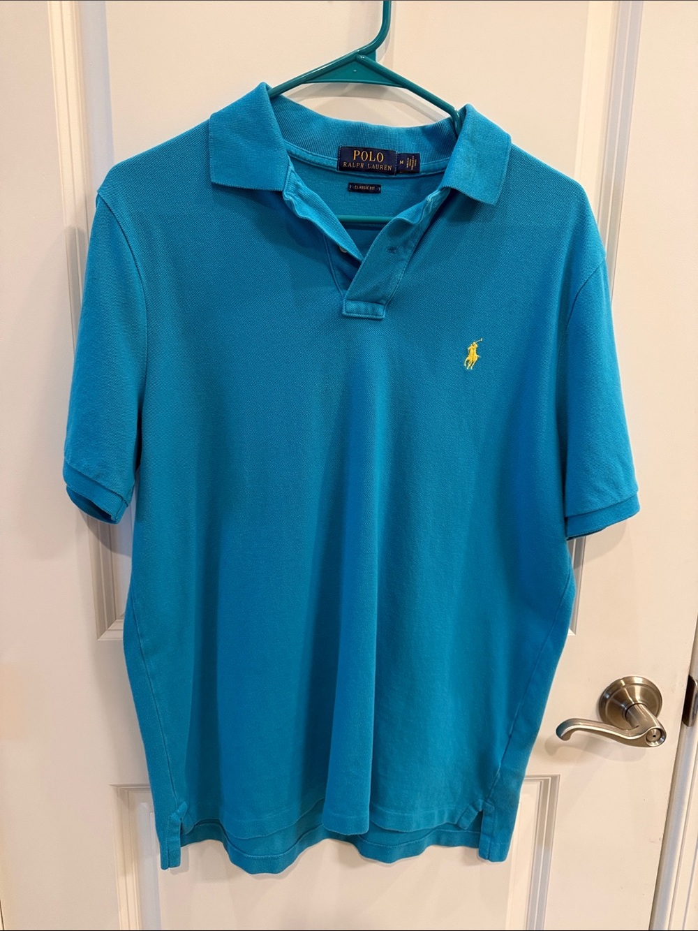 Polo by Ralph Lauren Men's Teal Classic Fit Polo Shirt